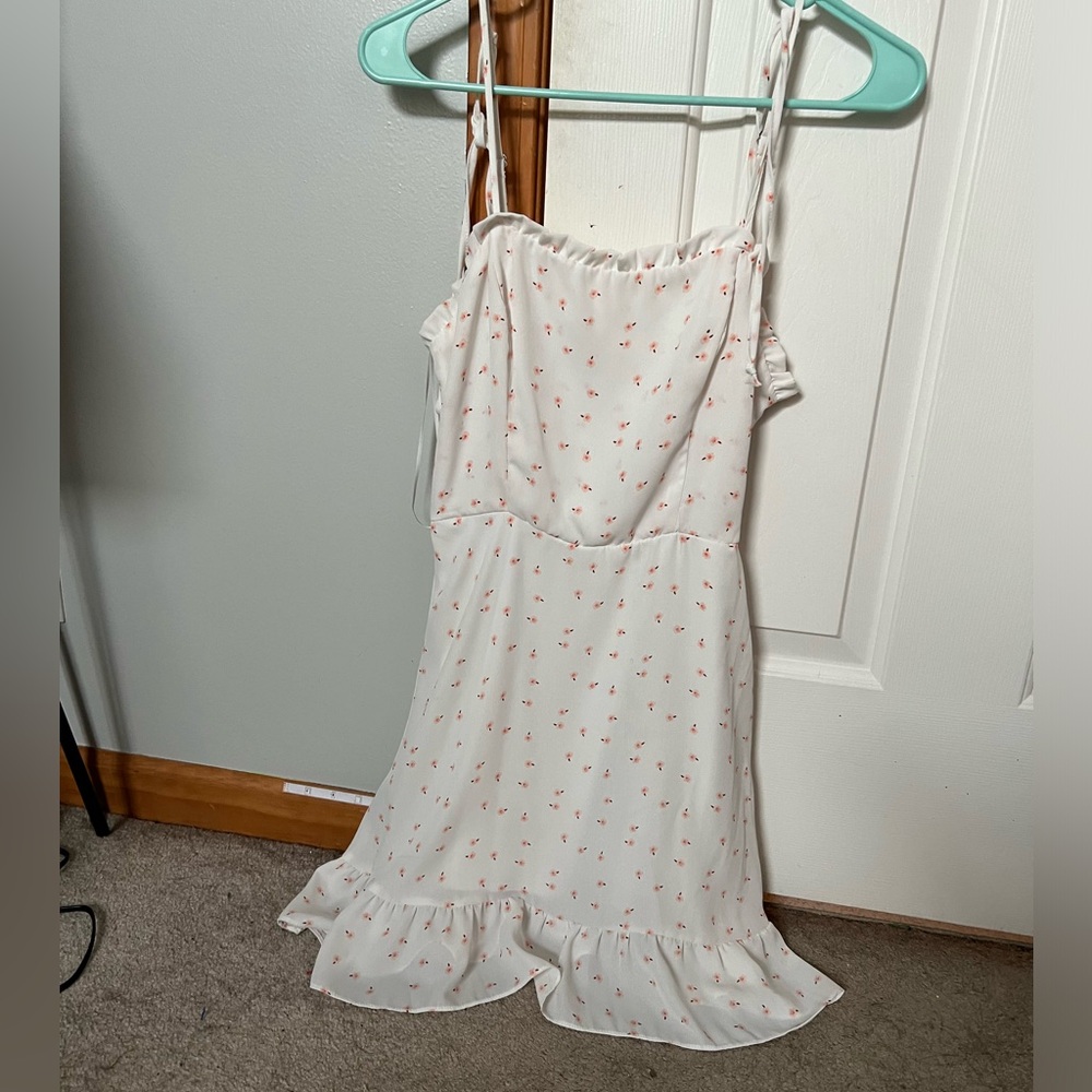 Lola Grace Mini White Floral Dress